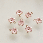 エポチャーム【2番】ピンク色の花 　プルメリア　10個で300円