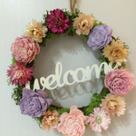WelcomeモスPK&PL&RDアレンジ17cm
