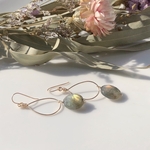 【14kgf】ラブラドライト ピアス a