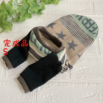 【完成品】SラグランTシャツ　犬服　英字柄