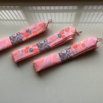  腰ひも３本セット （かのこ地、菊花）i-②