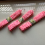  腰ひも３本セット(さくら）e-③