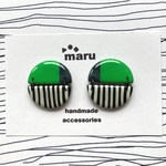 ▲▽ bicolor × stripeo ▲ ダブルハーフムーン ▽▲ 