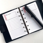 再販【M6サイズ】デイリー ハイライトリフィル_タテ　システム手帳リフィル