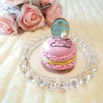 可愛いマカロン　☆メモスタンド　ピンク