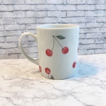 ポーセラーツ マグカップ(明るいチェリー)
