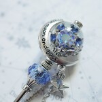 ［Diamonds Dust Orb Rod ③] クリスタル煌めく氷の宝珠の魔法の杖簪❄️