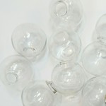 ガラス製球体チャーム*ガラスドーム*直径16ミリ*ボールのみ*20個セット＊大量＊卸売       