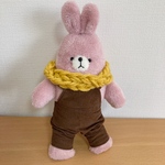 もこもこうさぎのぬいぐるみ