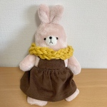 もこもこうさぎのぬいぐるみ