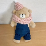 もこもこくまのぬいぐるみ