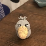 『ハシビロコウオブジェ〜female shoebill〜』