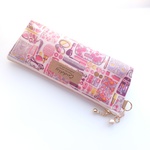 LIBERTY　 Forget me nots　1P　◆　ビニコのマチ付きペンケース　Size：約18.5×6×3cm　