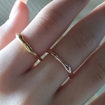 枝リングBranches ring sv925 重ね付けリング、デコボコリングRS-130