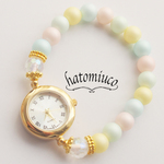 【受注製作】PASTEL　SUGER　ブレスウォッチ