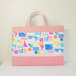 【お名前刺繍無料サービス】プリンセス柄★ レッスンバッグ★女の子