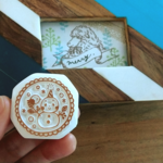 雪だるまの丸はんこ