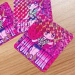フゅーシャちゃんのキラキラステッカー