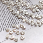 10pcs 淡水パール 不揃い  天然パール いびつ  [通し穴付き] p060