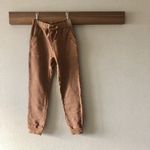 【訳あり価格!!】風合いもシルエットもスッキリとアクティブなスウェットパンツ（ブラウン）(AN.005)