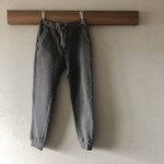 【訳あり価格!!】風合いもシルエットもスッキリとアクティブなスウェットパンツ（グレー）(AN.005)