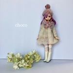 リカちゃん服　ブライス服　冬のパステル❄️