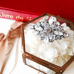 H0001:Crystal bijou Valletta*bridal/wedding/結婚式/ｳｪﾃﾞｨﾝｸﾞ/ﾌﾞﾗｲﾀﾞﾙ/ｽﾜﾛﾌｽｷｰﾋﾞｼﾞｭｰ