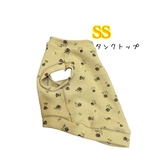 【SS】ワッフル生地❁⃘*.ﾟ小花柄タンクトップ(yellow)