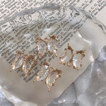 クリア蝶々ガラスチャーム2個♡