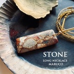 【御売約★ko10sho様】　　　NC222-588アクアテラジャスパー+Charlotte*ロングネックレス　[送料無料]  天然石&GLASS asymmetry