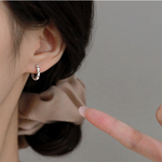 ✨❂超小振りフープピアス　S925シルバー❂