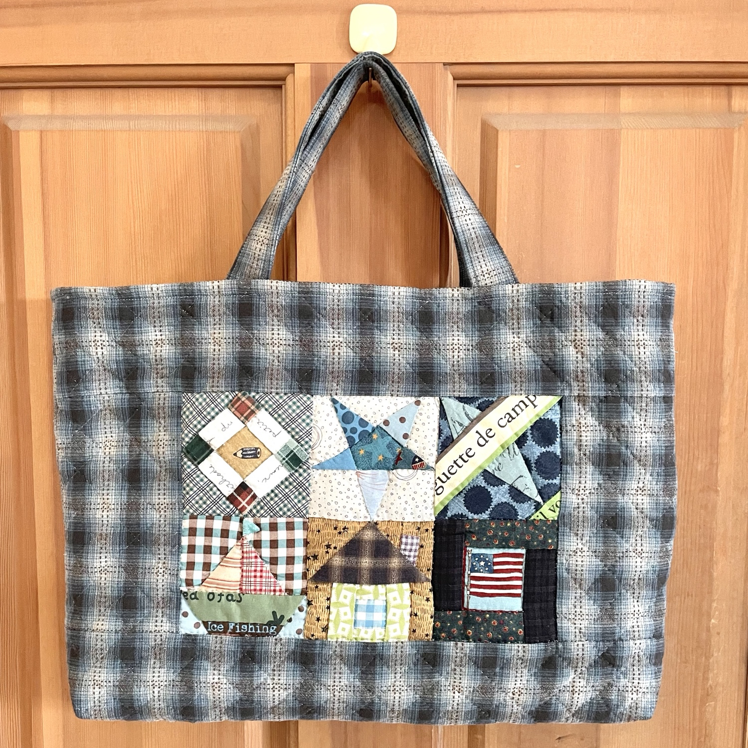 パッチワークキルト トートバッグ ハンドメイド 370 パッチワークキルト トートバック - Piggy's Quilt | minne