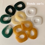  【5色12個】B品　アクリルチェーン  不規則　9