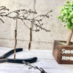 〈twig〉真鍮のピアス・イヤリング（アシンメトリー）