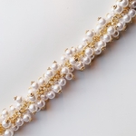 【1pcs(10cm) gold #59】volume perl chain