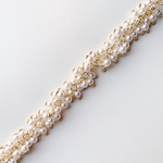 【1pcs(10cm) gold #56-7】minivolume perl chain