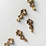 【4pcs gold #56-14】gold flower tassel parts