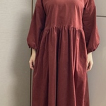☆moriko-o様専用　SALE シャツコール　ギャザーワンピース