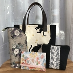 送料無料！限定！黒猫トートバック＋3点＋おまけ2点