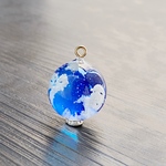 空をひとすくい　空玉球体ネックレス　レジン　キーホルダー変更可能