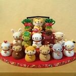 新春だよ！全員集合♪十二支の段飾り