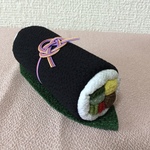 ちりめん細工・節分の恵方巻き
