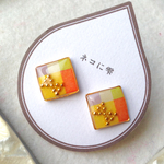 《再販》ちいさなリボンのキラキラピアス(イヤリング)
