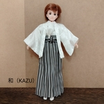  羽織・はかま着物  はると君（白）