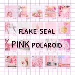 ポラロイド フレークシール ピンク pink