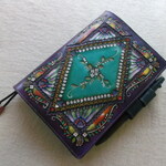 ほぼ日手帳weeks+ほぼ日手帳カバー仕様のB6サイズ手帳カバーのセット商品　牛革　刻印＆拭き染め