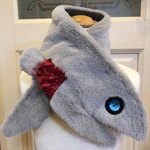 【KIDS】深海魚(海の生物)なネックウォーマー★ラブカ