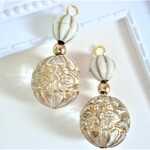 フォロワー様500ありがとうセール500円均一☆アンティーク調ピアス/イヤリング★クリア