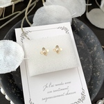 星花プチイヤリング