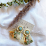 ◆インド刺繍ビーズピアス/イヤリング◆